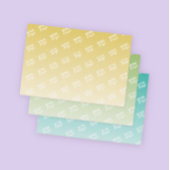 Uw Logo wordt automatisch gekanteld | Bewerkbare k Inpakpapier Vel