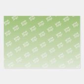 Uw Logo wordt automatisch gekanteld | Bewerkbare k Inpakpapier Vel (Voorkant 2)