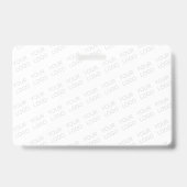 Uw Logo wordt automatisch lichter & herhalend Badge (Achterkant)