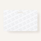 Uw Logo wordt automatisch lichter & herhalend Badge (Achterkant)