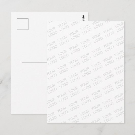 Uw Logo wordt automatisch lichter & herhalend Briefkaart (Voorkant / Achterkant)