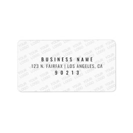 Uw Logo wordt automatisch lichter & herhalend Etiket