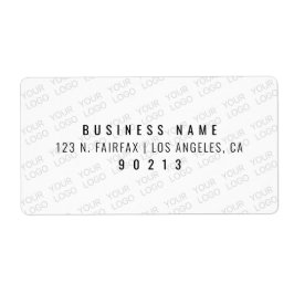 Uw Logo wordt automatisch lichter & herhalend Etiket