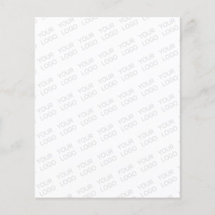 Uw Logo wordt automatisch lichter & herhalend Flyer