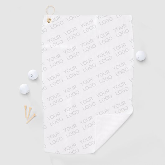 Uw Logo wordt automatisch lichter & herhalend Golfhanddoek (Insitu)