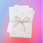 Uw Logo wordt automatisch lichter & herhalend Inpakpapier Vel