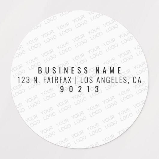 Uw Logo wordt automatisch lichter & herhalend Labels (Design 1)