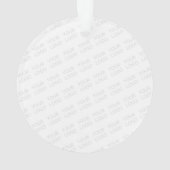 Uw Logo wordt automatisch lichter & herhalend Ornament (achterkant)