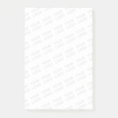 Uw Logo wordt automatisch lichter & herhalend Post-it® Notes (Voorkant)