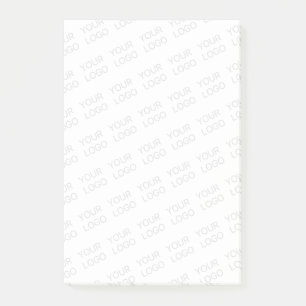 Uw Logo wordt automatisch lichter & herhalend Post-it® Notes