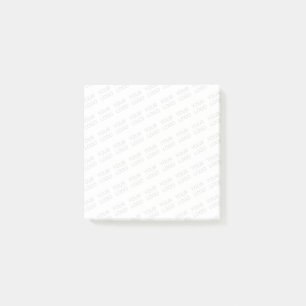 Uw Logo wordt automatisch lichter & herhalend Post-it® Notes
