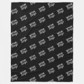 Uw Logo wordt herhaald (automatisch) Fleece Deken (Voorkant)