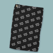 Uw Logo wordt herhaald (automatisch) Golfhanddoek