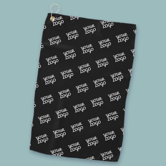 Uw Logo wordt herhaald (automatisch) Golfhanddoek