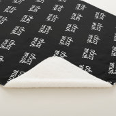 Uw Logo wordt herhaald (automatisch) Sherpa Deken (3/4)