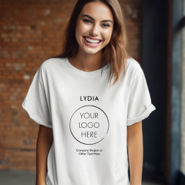 Uw Logo Zakelijk Branding Promotie met Naam T-shirt