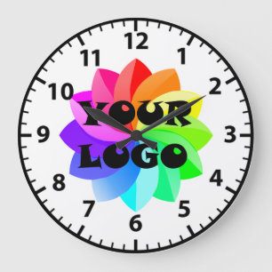 Uw Logo Zakelijk Kantoor Acrylaat Wandklok