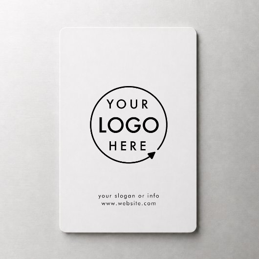 Uw Logo | Zakelijk Modern Minimalistisch Magneet