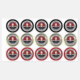 Uw Logo Zakelijk Ronde Kleur Labels