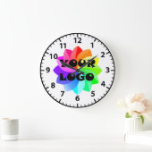 Uw Logo zakelijke Kantoor acrylwand Grote Klok (Huis)