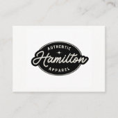 Uw Logo zwart-wit klantenservice Kaart Visitekaartje (Voorkant)