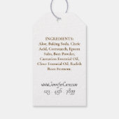 Uw LogoHere Prijs Label Productlabel Cadeaulabel (Achterkant)