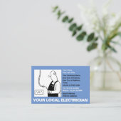 Uw lokale elektricien Visitekaartje