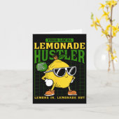 Uw lokale limonade hustler grappige citroen stand kaart (Gele Bloem)