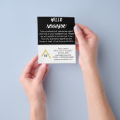 Uw lokale makelaar in onroerend goed Marketing Flyer (Hand)