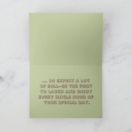 Uw Longhorn dag-past aan Kaart (Binnen)