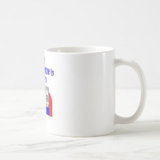 Uw machine is omlaag koffiemok