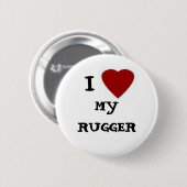 UW madison damesrugby Ronde Button 5,7 Cm (Voorkant /achterkant)