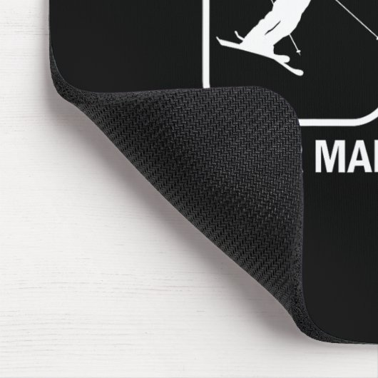 Uw Man Mijn Man Grappig Biatleet Skiën Schieten SP Muismat (Hoek)