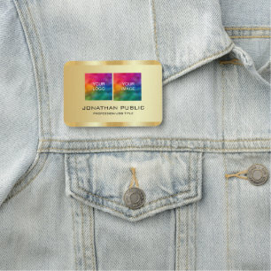 Uw medewerkers Foto & Business Logo Hier Sjabloon Naamplaatje