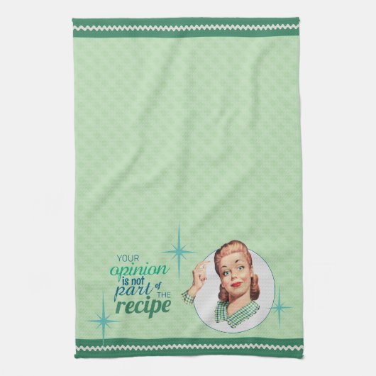 Uw mening Keuken Handdoeken (Verticaal)