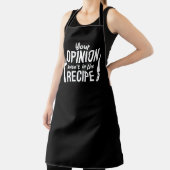 Uw mening was niet in de Ontvanger Schort (Insitu)