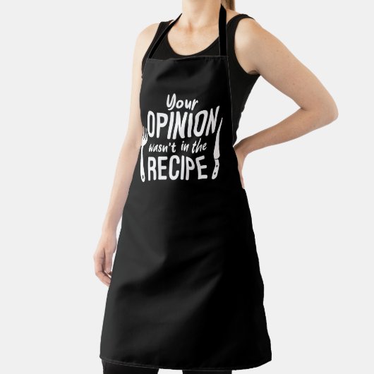 Uw mening was niet in de Ontvanger Schort (Insitu)