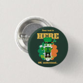 Uw Meowical Leprechaun Ronde Button 3,2 Cm (Voorkant /achterkant)