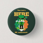 Uw Meowical Leprechaun Ronde Button 3,2 Cm (Voorkant)