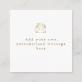 Uw merk en Logo Hartelijk dank Informatiekaartje (Achterkant)