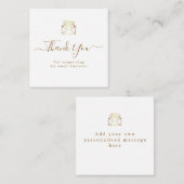 Uw merk en Logo Hartelijk dank Informatiekaartje (Voorkant / Achterkant)