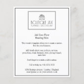 Uw merk en Logo Simple White Flyer (Voorkant)