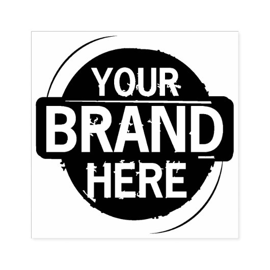 Uw merk Logo - aangepaste rubberen stempel (Afrduk)