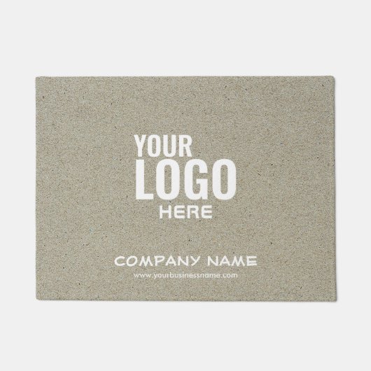 Uw merk Logo | Zakelijke onderneming Doormat Deurmat (Voorkant)