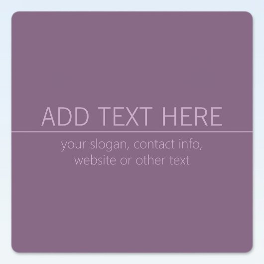 Uw merk of bedrijfsnaam Modern Paarse Mauve Labels