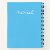 Uw merk, uw Notitieboek: Custom Spiral Edition Notitieboek (Achterkant)