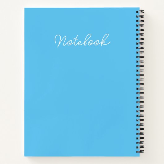 Uw merk, uw Notitieboek: Custom Spiral Edition Notitieboek (Achterkant)