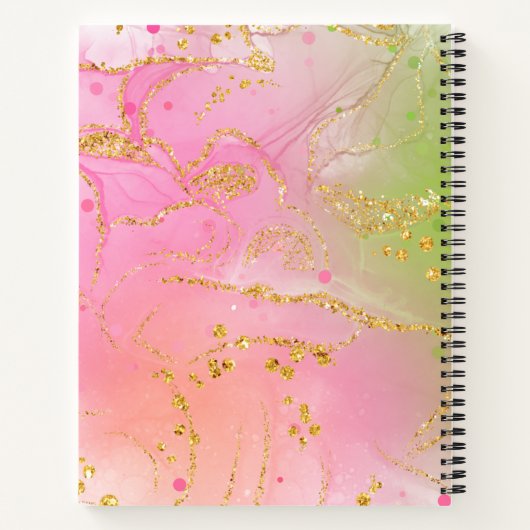 Uw merk, uw verhaal: aangepaste spiraal Notitieboe Notitieboek (Achterkant)