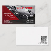 Uw merk zwarte Visitekaartje (Voorkant / Achterkant)