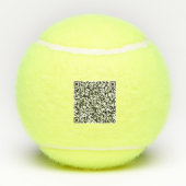 Uw merkgebonden aangepaste QR-code tennisballen vo (Achterkant)